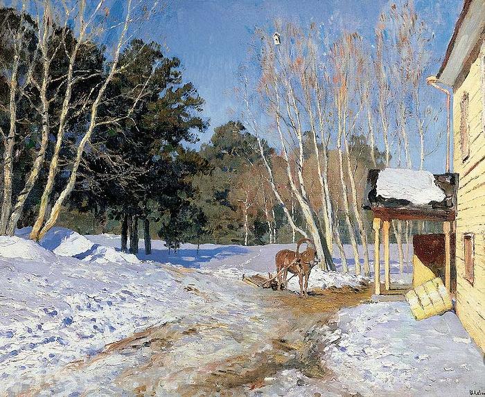 Isaac Levitan March, France oil painting art